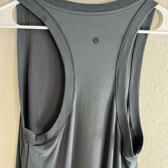 Lululemon Ease of it All Dress Graphite Grey Casual Minimal Comfort Lounge - Picture 7 of 8